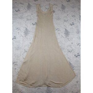 Karen Millen Womens slinky sheer ribbed knit midi maxi sleeveless sexy dress S